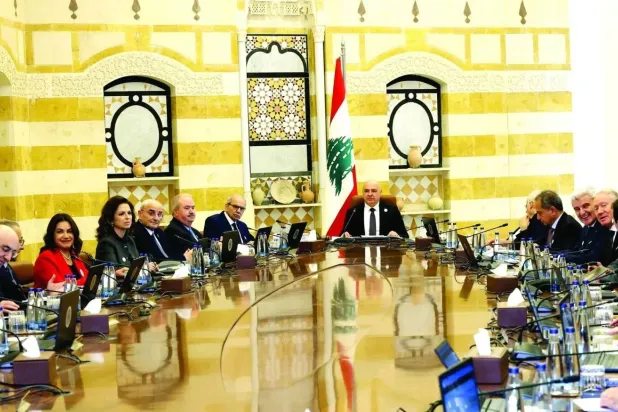 The Lebanese government meets under President Joseph Aoun (Lebanese Presidency)