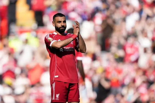 Liverpool’un oyuncusu Muhammed Salah (Fotoğraf: Peter Byrne/PA Wire/DPA)