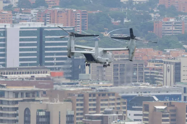 US Embassy holds emergency and air evacuation drill in Caracas, Venezuela, Saturday, May 23, 2026. (AP Photo/Pedro Mattey)