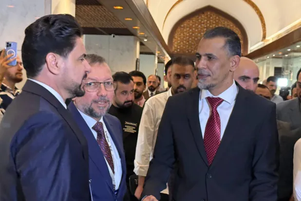 فوز يونس محمود برئاسة اتحاد الكرة (وكالة الأنباء العراقية)
