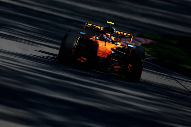 Lando Norris of Great Britain driving the (1) McLaren MCL40 Mercedes on track during Sprint Qualifying ahead of the F1 Grand Prix of Canada at Circuit Gilles-Villeneuve on May 22, 2026 in Montreal, Quebec. (Getty Images/AFP) 