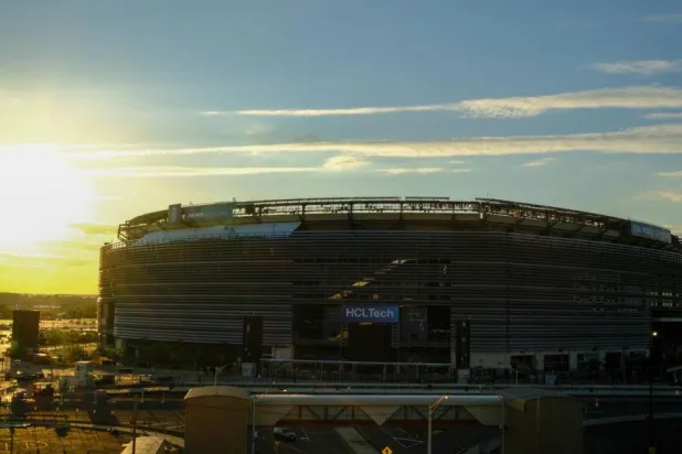 The MetLife Stadium outside New York hosting the World Cup final has a one in eight chance of seeing risky temperatures for fans and players, according to scientists. CHARLY TRIBALLEAU / AFP/File
