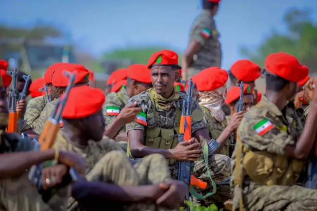 Somaliland ordusu personeli (Ayrılıkçı bölge Somaliland ordusunun resmi Facebook sayfası)