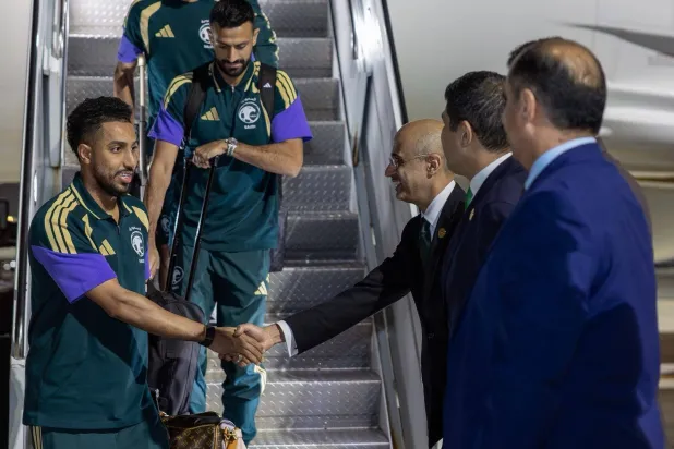 وصلت بعثة المنتخب السعودي في ساعة متأخرة من الاثنين إلى مدينة نيويورك (المنتخب السعودي)