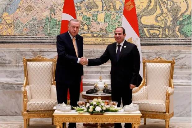 السيسي وإردوغان خلال لقائهما بالقاهرة في ديسمبر 2024 (الرئاسة المصرية)