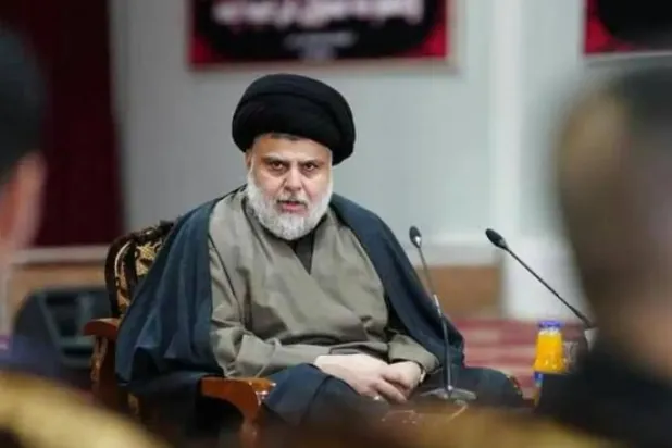 Sadr Hareketi'nin lideri Mukteda el-Sadr (Hareket Medyası)