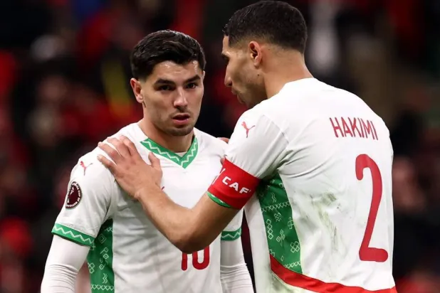 يعول المغرب كثيراً على حكيمي ودياز (أ.ف.ب)