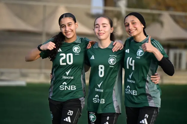 لاعبات الأخضر خلال معسكرهن التدريبي في مالطا (الاتحاد السعودي لكرة القدم)