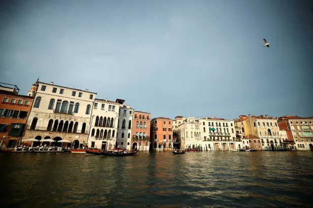 FILE PHOTO: A general view of the Grand Canal, in Venice, Italy, June 23, 2025. REUTERS/Yara Nardi/File Photo