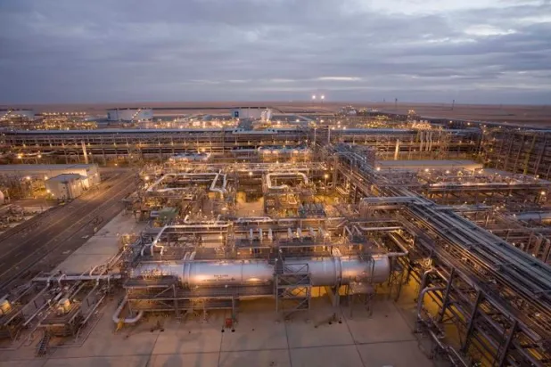 «معمل خريص» التابع لـ«أرامكو» جنوب شرق الرياض (أرامكو)