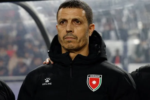 Football - World Cup - AFC Qualifiers - Third Round - Group B - South Korea v Jordan - Suwon World Cup Stadium, Suwon, South Korea - March 25, 2025 Jordan coach Jamal Sellami before the match. (Reuters) 