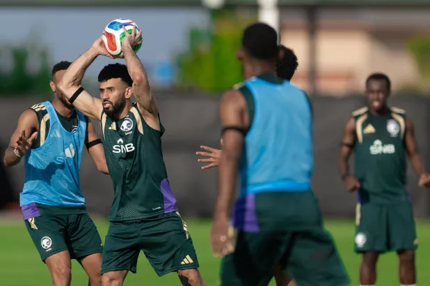 يواصل الأخضر تحضيراته ضمن المرحلة الرابعة والأخيرة للمونديال (المنتخب السعودي) 