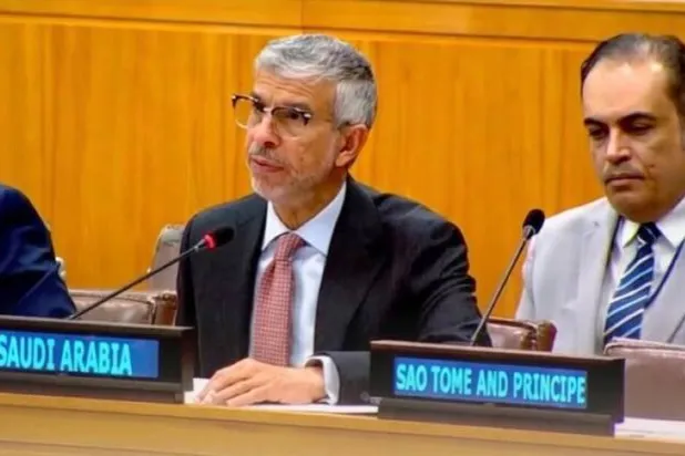 Saudi Arabia’s Permanent Representative to the United Nations Dr. Abdulaziz Alwasil. Asharq Al-Awsat