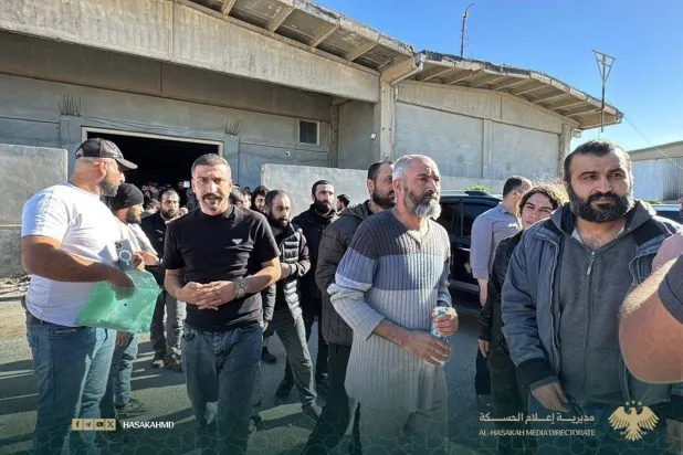الإفراج عن دفعة من معتقلين منتسبين لـ«قسد» يوم 8 مايو الماضي (إعلام محافظة الحسكة)