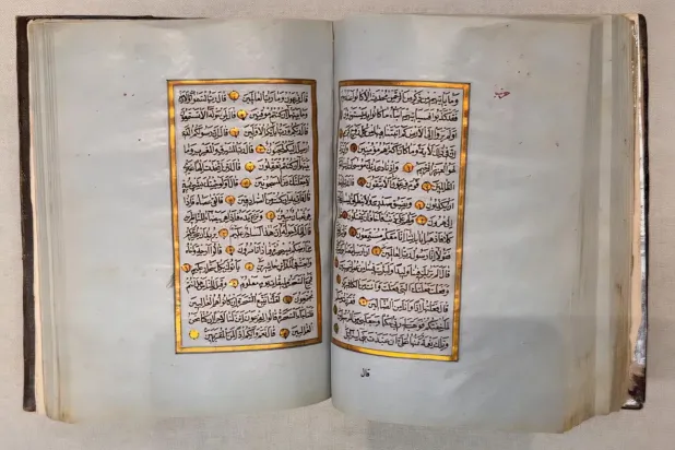 The manuscript is distinguished by its precise script written in black ink with full diacritical marks - SPA