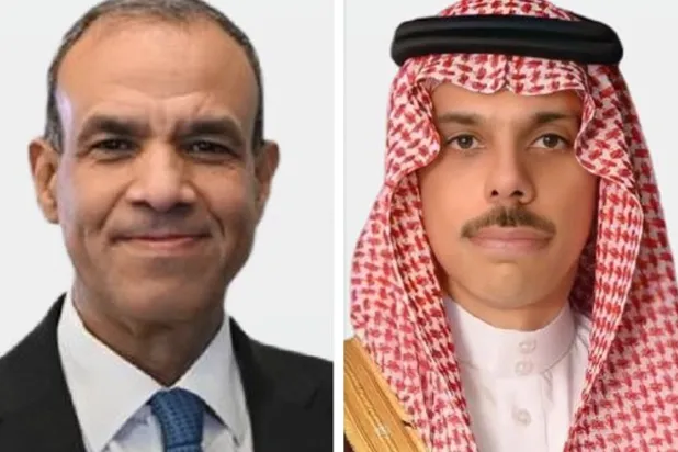 الأمير فيصل بن فرحان والوزير بدر عبد العاطي (الخارجية السعودية)