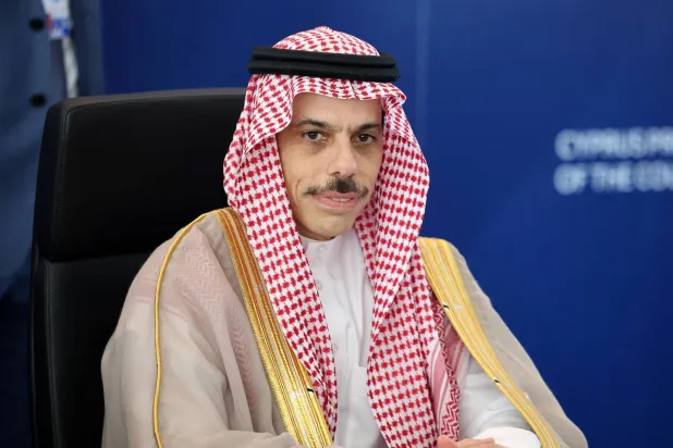 Saudi Foreign Minister Faisal bin Farhan Al Saud attends an informal EU Foreign Ministers meeting in Limassol, Cyprus May 28, 2026. REUTERS/Yiannis Kourtoglou