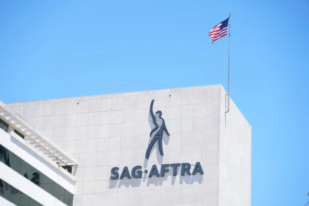FILE - The SAG-AFTRA building is pictured following a press conference announcing a strike by The Screen Actors Guild-American Federation of Television and Radio Artists on July, 13, 2023, in Los Angeles. (AP Photo/Chris Pizzello, File)