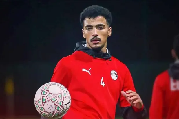 حسام عبد المجيد مدافع مصر يستعد للمونديال (منتخب مصر)