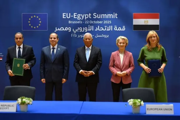 مصر تعزز شراكتها مع الاتحاد الأوروبي (أرشيفية - الرئاسة المصرية)