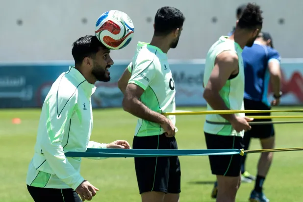 منتخب الأردن يستعد لودية أخيرة ضد كولومبيا (أ.ف.ب)