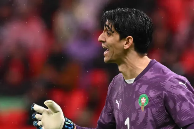 ياسين بونو حارس مرمى الهلال السعودي ومنتخب المغرب (أ.ف.ب)