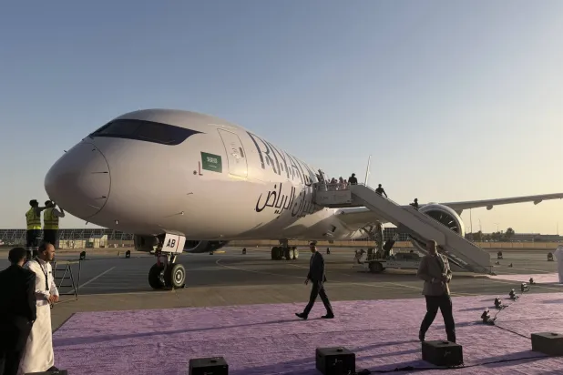 Boeing 787 Dreamliner aircraft (Asharq Al-Awsat)