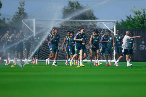 يتوقع أن تشهد مواجهة الأخضر الودية إقبالاً جماهيريا كبيرا (المنتخب السعودي) 