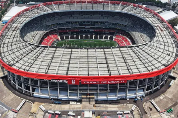 The World Cup will kick off in the Estadio Azteca in Mexico City. Carl DE SOUZA / AFP
