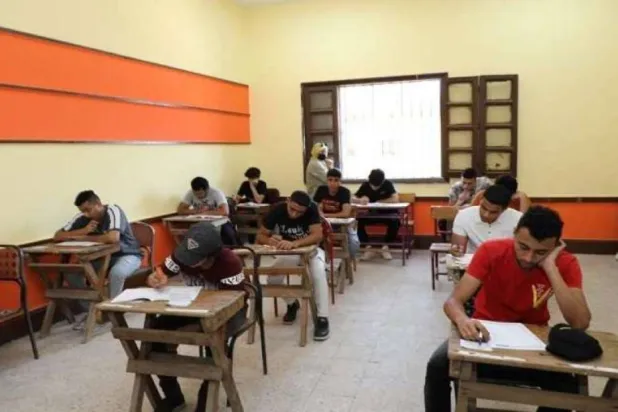 إحدى لجان امتحانات الثانوية العامة في مصر عام 2024 (وزارة التربية والتعليم)