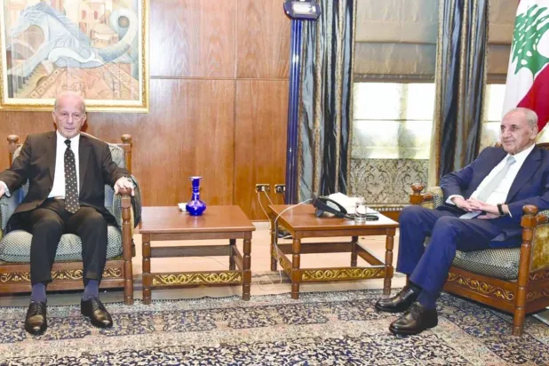 لقاء بري بالسفير الأميركي: تثبيت تحييد الضاحية مقابل شمال إس