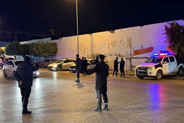 دورية أمنية لعناصر الشرطة في الزاوية غرب ليبيا (أرشيفية - مديرية أمن الزاوية)