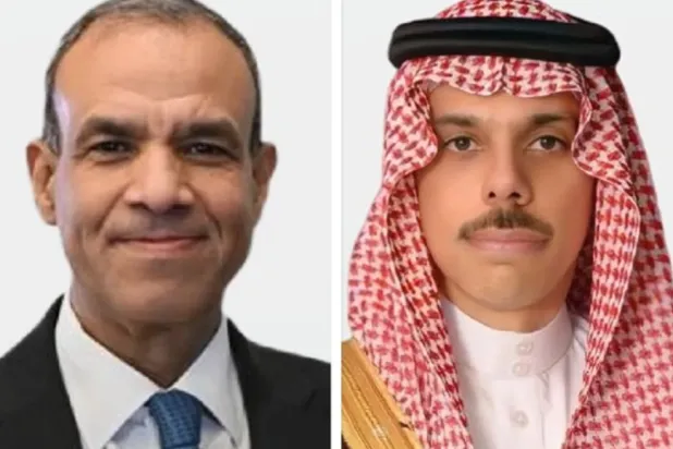 الأمير فيصل بن فرحان والوزير بدر عبد العاطي (الخارجية السعودية)