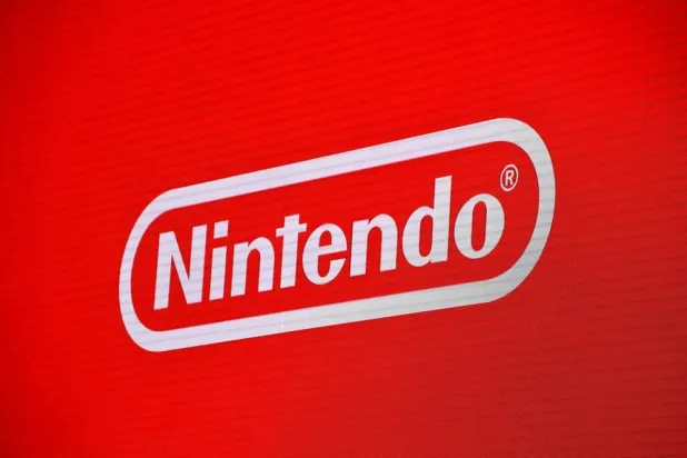The logo of Japan's Nintendo Co. is displayed at a presentation in Tokyo on January 13, 2017. (AFP) 