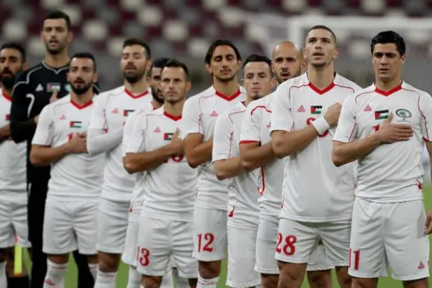 منتخب فلسطين تعادل مع نظيره القيرغيزي (رويترز)