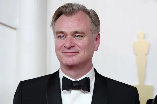  Christopher Nolan arrives at the Oscars on March 10, 2024, at the Dolby Theatre in Los Angeles. (AP)