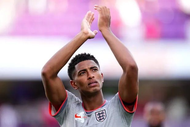 جود بيلينغهام لاعب المنتخب الإنجليزي (أ.ف.ب)