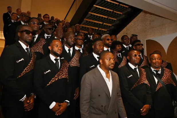 Omni Houston Hotel, Houston, Texas, US - June 11, 2026 DR Congo players arrive at the hotel in Houston ahead of the FIFA World Cup. (Reuters)