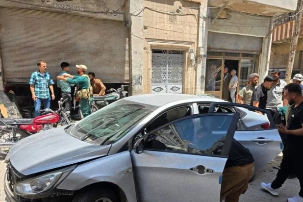 انفجار داخل سيارة مدنية في مدينة الباب بمحافظة حلب الأحد (الإخبارية السورية)