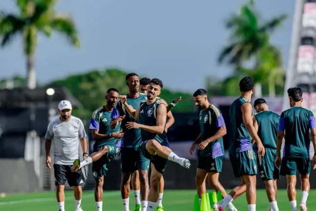 «الأخضر» يختتم تحضيراته لمواجهة الأوروغواي (المنتخب السعودي) 