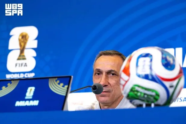 Saudi national team coach Georgios Donis said the team is ready for its FIFA World Cup 2026. (SPA)