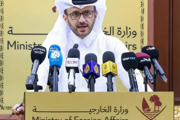 ماجد الأنصاري المتحدث باسم وزارة الخارجية القطرية (الشرق الأوسط)