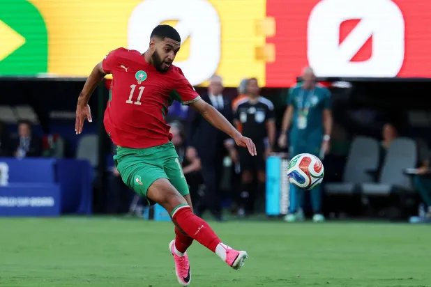 إسماعيل صيباري نجم المغرب (أ.ف.ب)