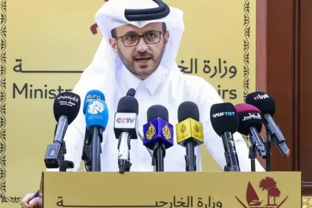 Qatari Foreign Ministry spokesman Majed al-Ansari. (Asharq Al-Awsat)