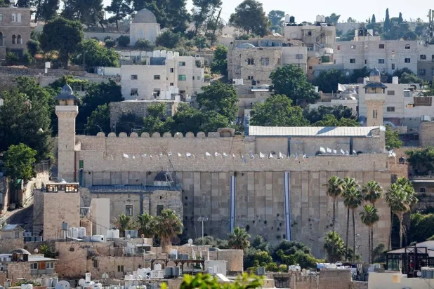 The Ibrahimi Mosque in the old city of Hebron in the Israeli-occupied West Bank June 17, 2026. (Reuters)