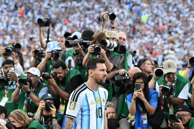 ميسي قاد 60 في المائة من هجمات الأرجنتين أمام الجزائر (أ.ف.ب) 
