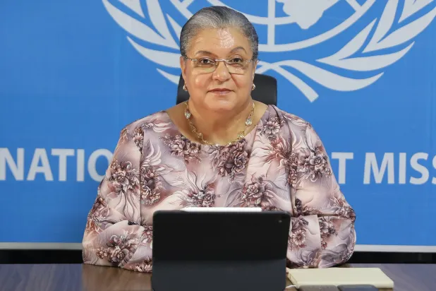 المبعوثة الأممية لدى ليبيا خلال تقديم إحاطتها لمجلس الأمن مساء الخميس (البعثة الأممية)