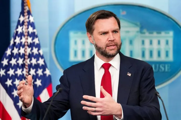 US Vice President JD Vance speaks during a press briefing at the White House in Washington, DC, US, June 18, 2026. (Reuters)