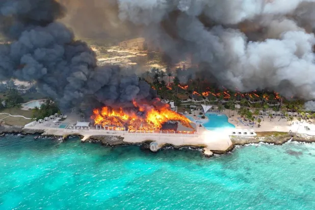 Massive Fire Destroys Resort in Dominican Republic and Forces Evacuation of Almost 1,700 Tourists