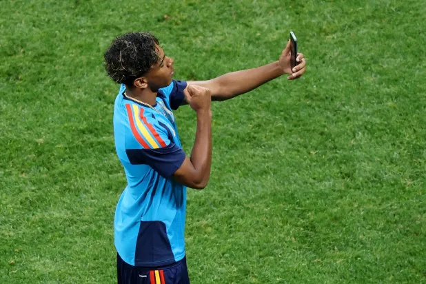 لامين يامال نجم برشلونة ومنتخب إسبانيا (أ.ف.ب)